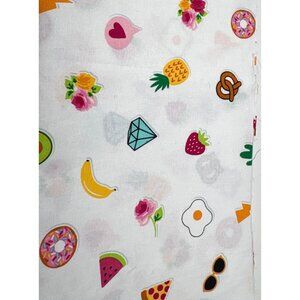 Waverly Inspirations 27"x44" Cotton Fabric Fun Icons Pattern Avocado Pretzel Piz